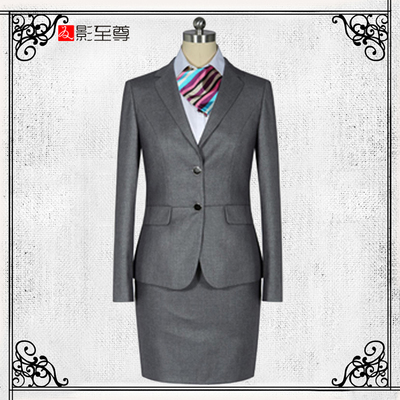 影至尊女士商务西装西裙套装女士西装套装定制